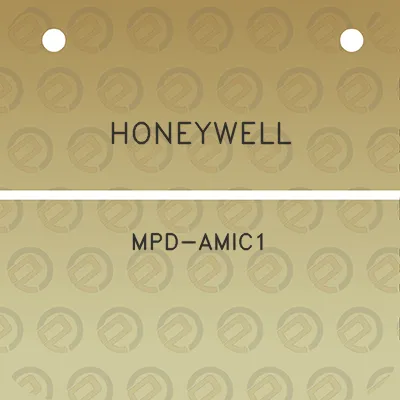 honeywell-mpd-amic1