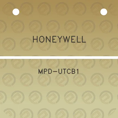 honeywell-mpd-utcb1