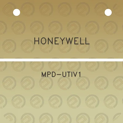 honeywell-mpd-utiv1