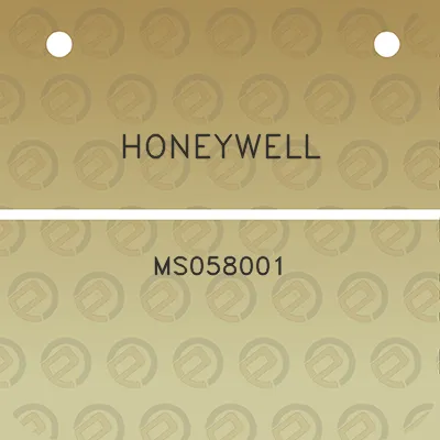 honeywell-ms058001