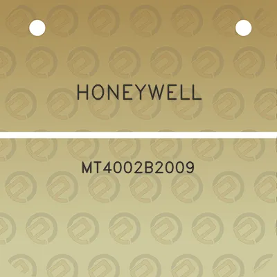 honeywell-mt4002b2009