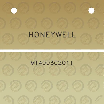 honeywell-mt4003c2011