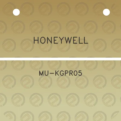 honeywell-mu-kgpr05