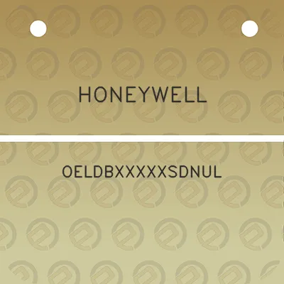 honeywell-oeldbxxxxxsdnul