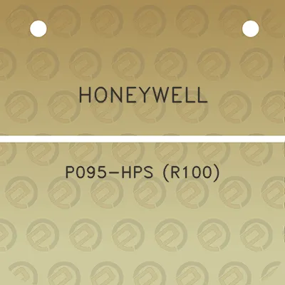 honeywell-p095-hps-r100