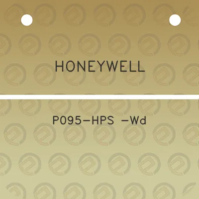 honeywell-p095-hps-wd