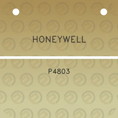 honeywell-p4803