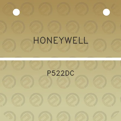 honeywell-p522dc