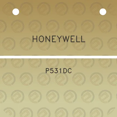 honeywell-p531dc