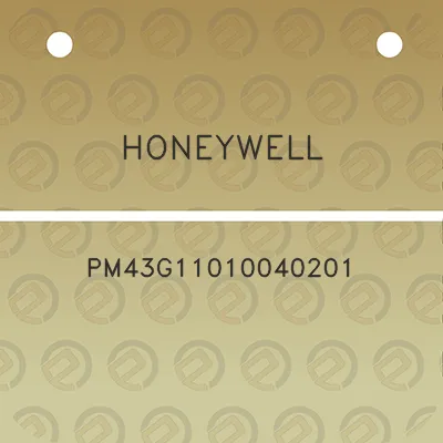 honeywell-pm43g11010040201