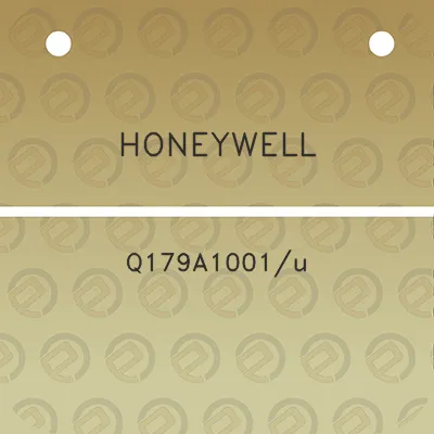 honeywell-q179a1001u