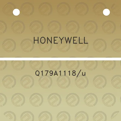 honeywell-q179a1118u