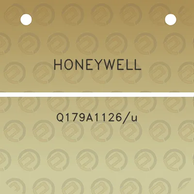 honeywell-q179a1126u