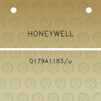 honeywell-q179a1183u