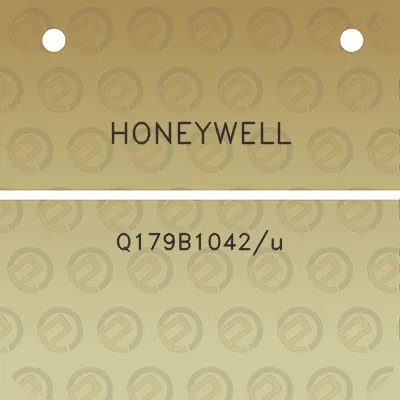 honeywell-q179b1042u