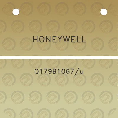 honeywell-q179b1067u