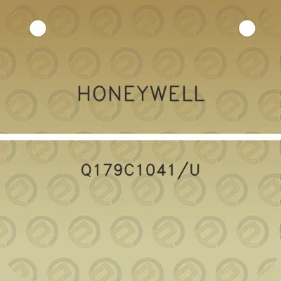 honeywell-q179c1041u