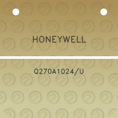 honeywell-q270a1024u