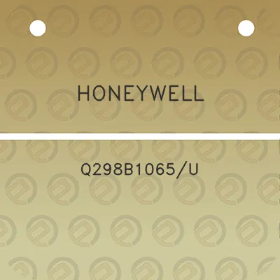 honeywell-q298b1065u