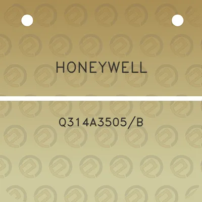 honeywell-q314a3505b