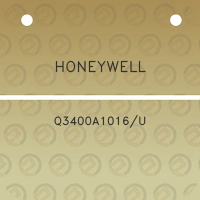 honeywell-q3400a1016u