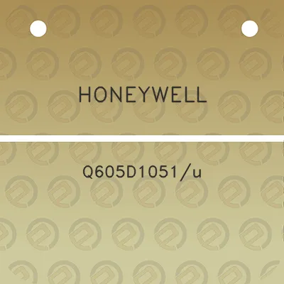 honeywell-q605d1051u