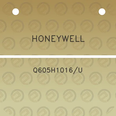 honeywell-q605h1016u