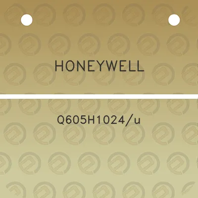 honeywell-q605h1024u