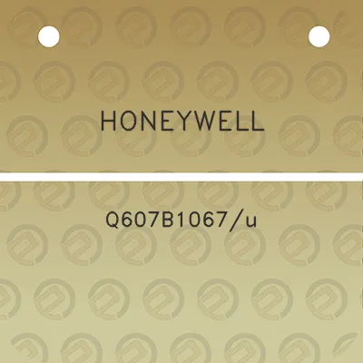 honeywell-q607b1067u