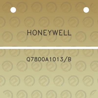 honeywell-q7800a1013b