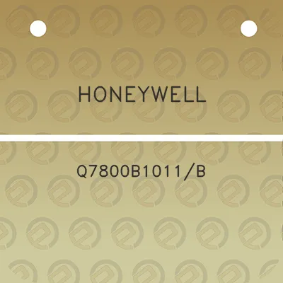 honeywell-q7800b1011b