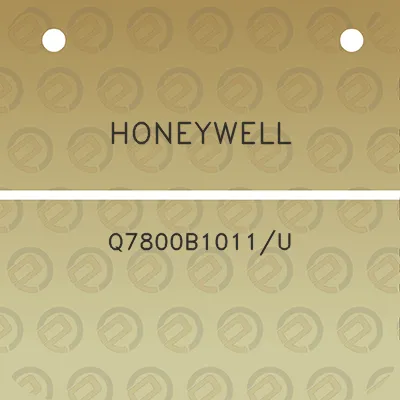 honeywell-q7800b1011u