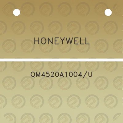 honeywell-qm4520a1004u