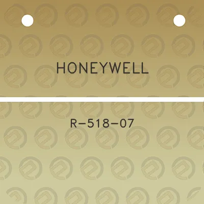 honeywell-r-518-07