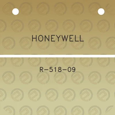 honeywell-r-518-09