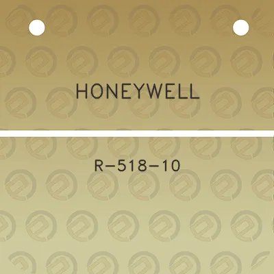 honeywell-r-518-10