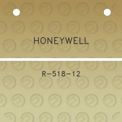 honeywell-r-518-12