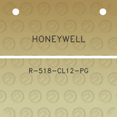 honeywell-r-518-cl12-pg