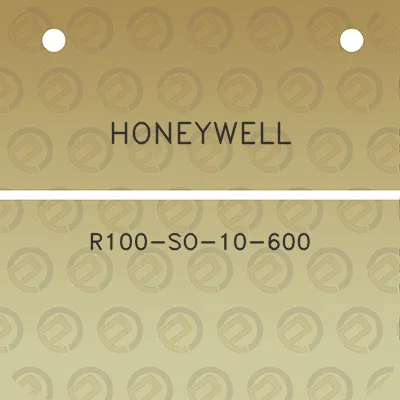 honeywell-r100-so-10-600