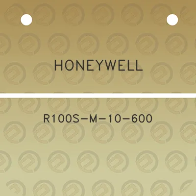 honeywell-r100s-m-10-600