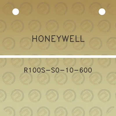 honeywell-r100s-s0-10-600