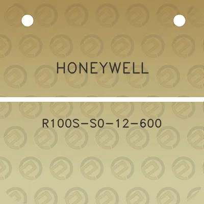 honeywell-r100s-s0-12-600