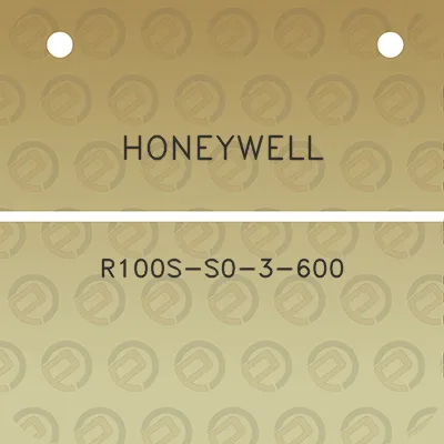 honeywell-r100s-s0-3-600