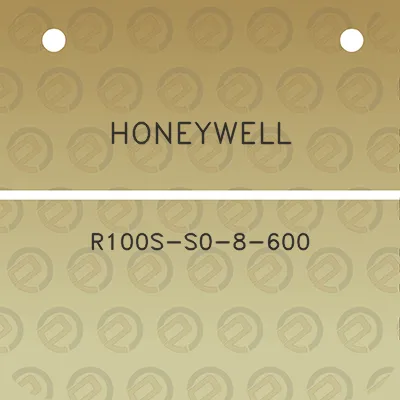 honeywell-r100s-s0-8-600