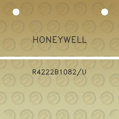 honeywell-r4222b1082u