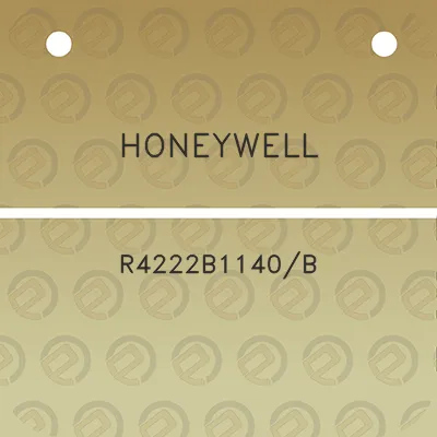 honeywell-r4222b1140b