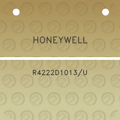 honeywell-r4222d1013u