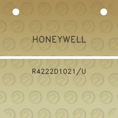 honeywell-r4222d1021u