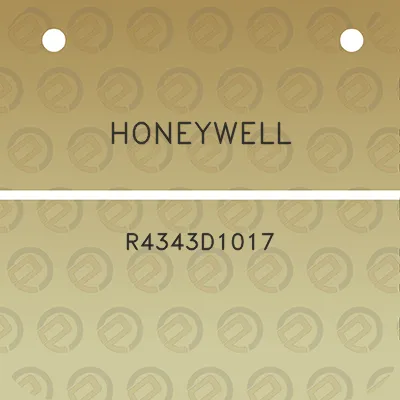 honeywell-r4343d1017