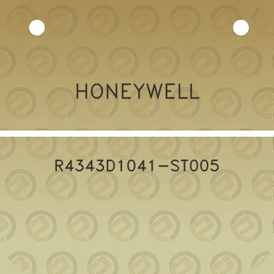 honeywell-r4343d1041-st005